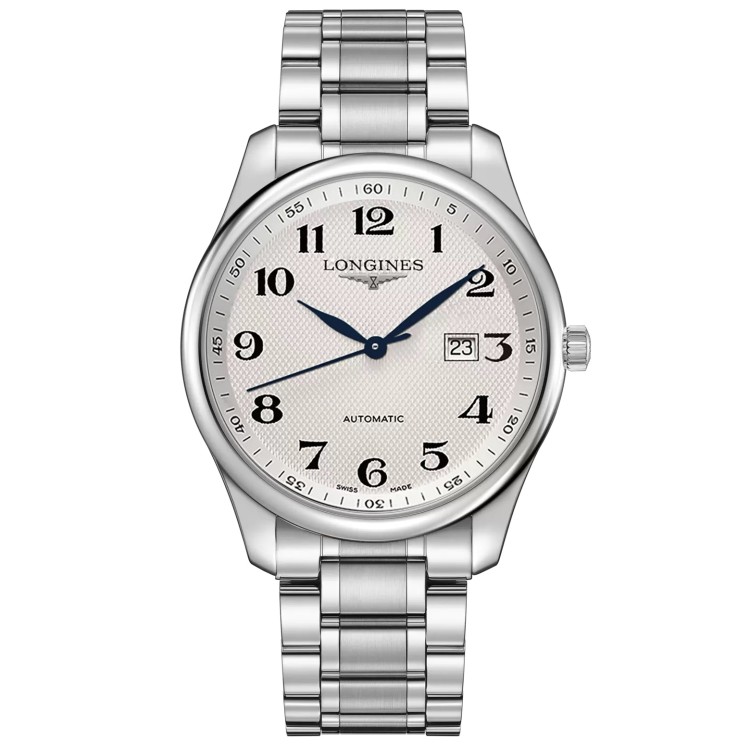 LONGINES MASTER COLLECTION L2.893.4.78.6 misura 42 x 10,5 mm Automatico Acciaio Quadrante Argentè Arabi