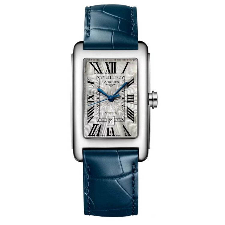LONGINES DOLCE VITA L5.757.4.71.9 . 27,70 x 43,80 mm Acciaio Automatico Romani Cinturino Blu.