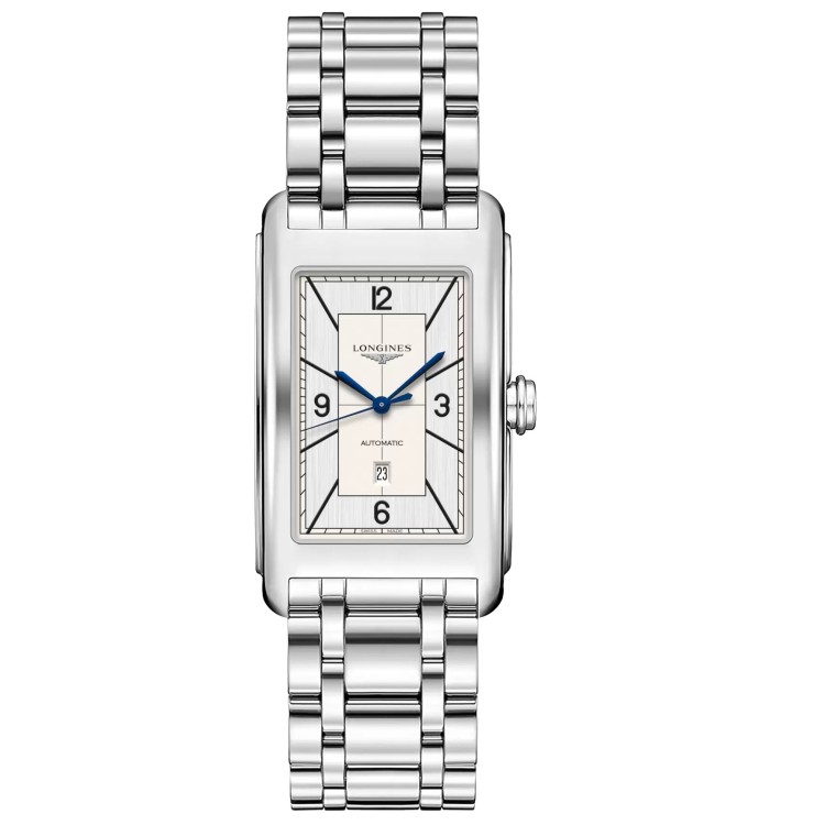 LONGINES DOLCE VITA L5.757.4.73.9 Indici e arabi  Argentè Automatico 27,70 x 43,80 mm
