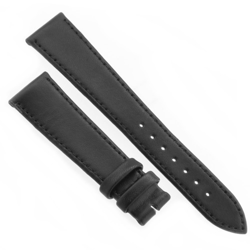 Cinturino Agnello Nero opaco 20/16 mm classico
