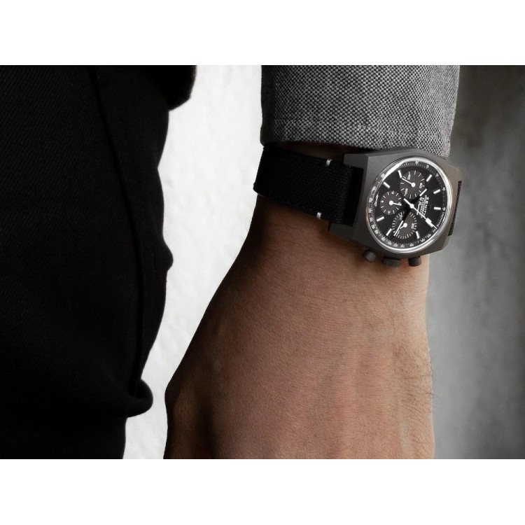 ZENITH CHRONOMASTER REVIVAL SHADOW 97.T384.4061/21.C822 misura 37 mm Cronografo..