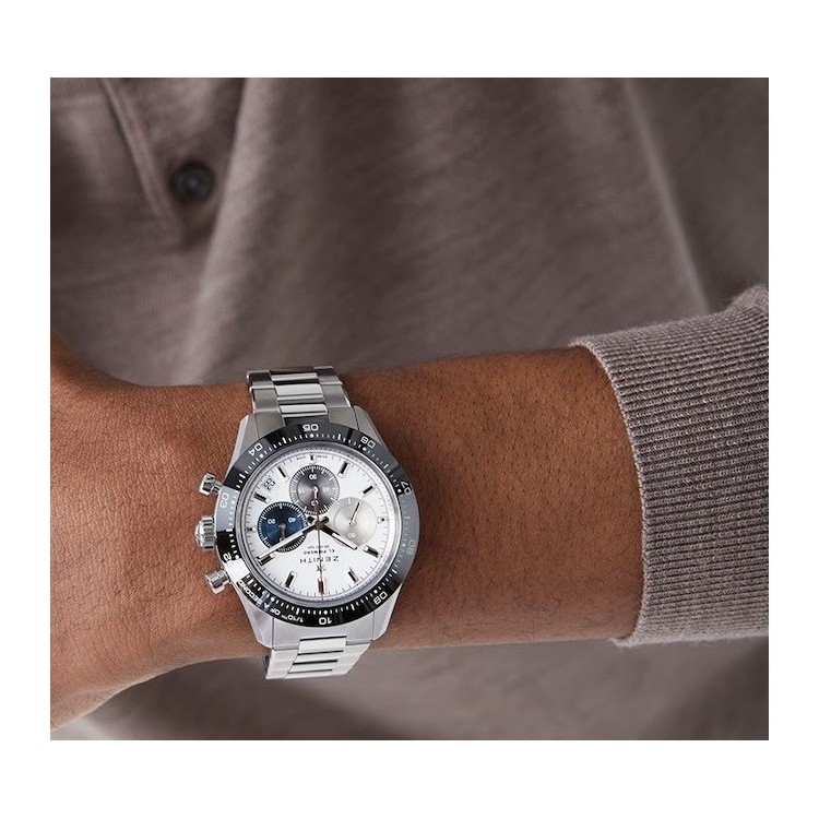 ZENITH Chronomaster SPORT El Pimero 03.3100.3600/69.M3100 misura 41 mm Bianco