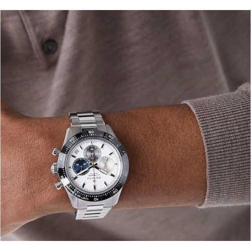 ZENITH Chronomaster SPORT El Pimero 03.3100.3600/69.M3100 misura 41 mm Bianco