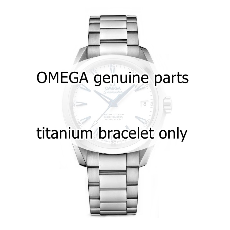 OMEGA Bracciale in titanio finitura satinata.Per orologio GoodPlanet 231.90.39.21.04.001  e simili