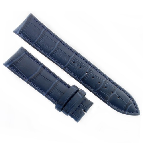 Cinturino Stampa Alligatore Blu opaco 22/20 mm B40B classico
