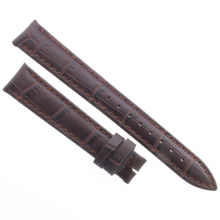 Cinturino Stampa Alligatore Borbeaux opaco 16/14 mm B40B classico