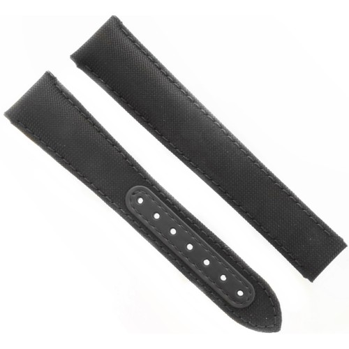 OMEGA cinturino tela Cordura Nero 20/16 Speedmaster 310.32.42 déployante deployante