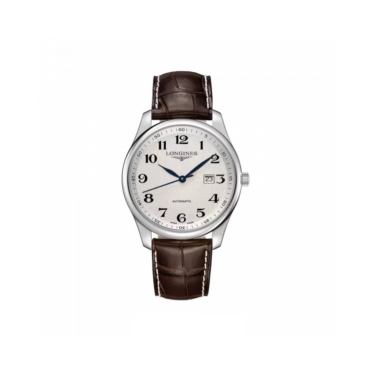 LONGINES MASTER COLLECTION L2.893.4.78.3 misura 42 x 10,5 mm Automatico Acciaio Quadrante Argentè Arabi