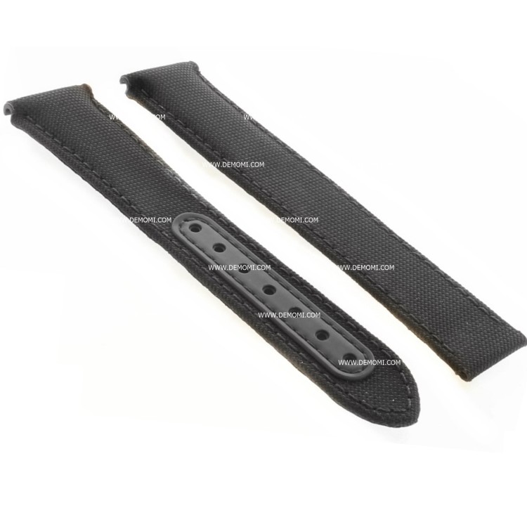 OMEGA cinturino tela Cordura Nero 20/16 Speedmaster 310.32.42 déployante deployante