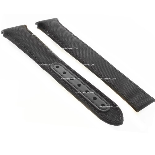 OMEGA cinturino tela Cordura Nero 20/16 Speedmaster 310.32.42 déployante deployante