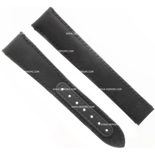 OMEGA cinturino tela Cordura Nero 20/16 Speedmaster 310.32.42 déployante deployante