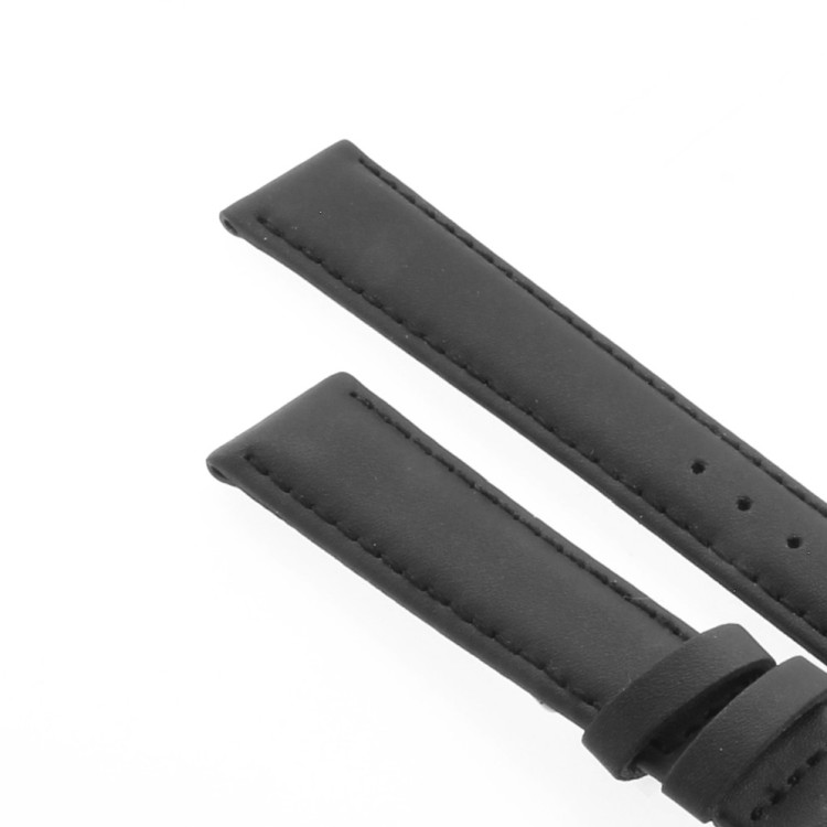 Cinturino Pelle Vegan Nero opaco 18/16 mm B37B classico