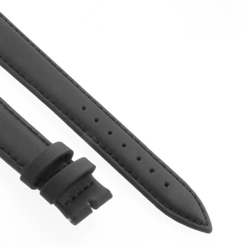 Cinturino Pelle Vegan Nero opaco 18/16 mm B37B classico