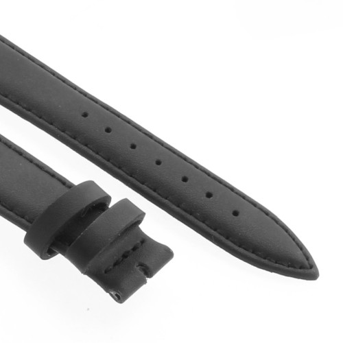 Cinturino Pelle Vegan Nero opaco 20/16 mm B37B classico