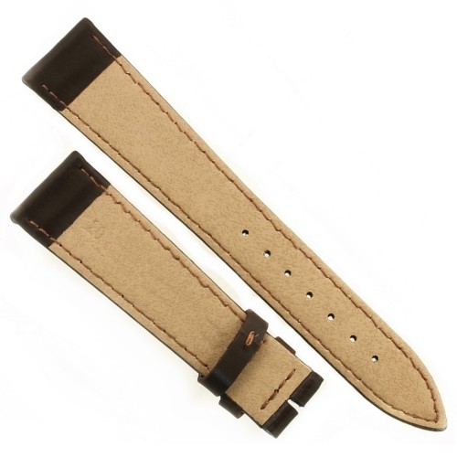 Cinturino Pelle Vegan Marrone opaco 20/16 mm B37B classico