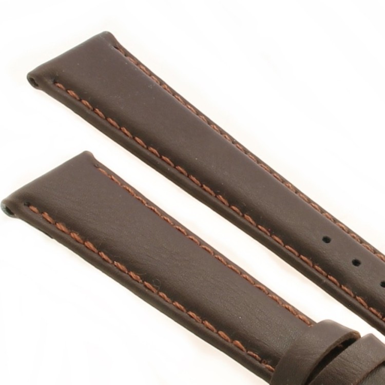 Cinturino Pelle Vegan Marrone opaco 20/16 mm B37B classico