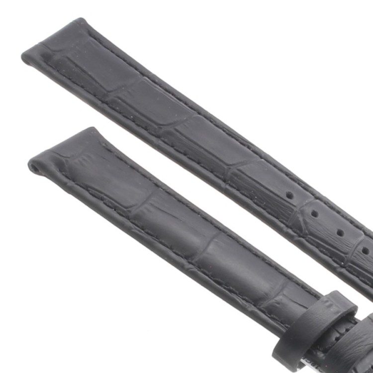 Cinturino XL Stampa Alligatore Nero Opaco 18/16 mm classico