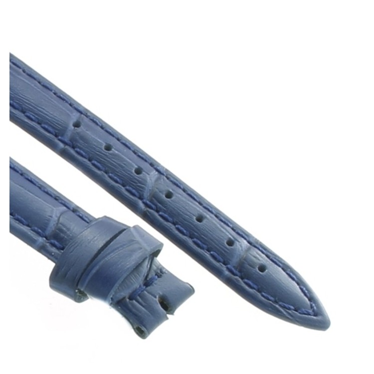 Cinturino Stampa Alligatore Blu opaco 14/12 mm B40B classico