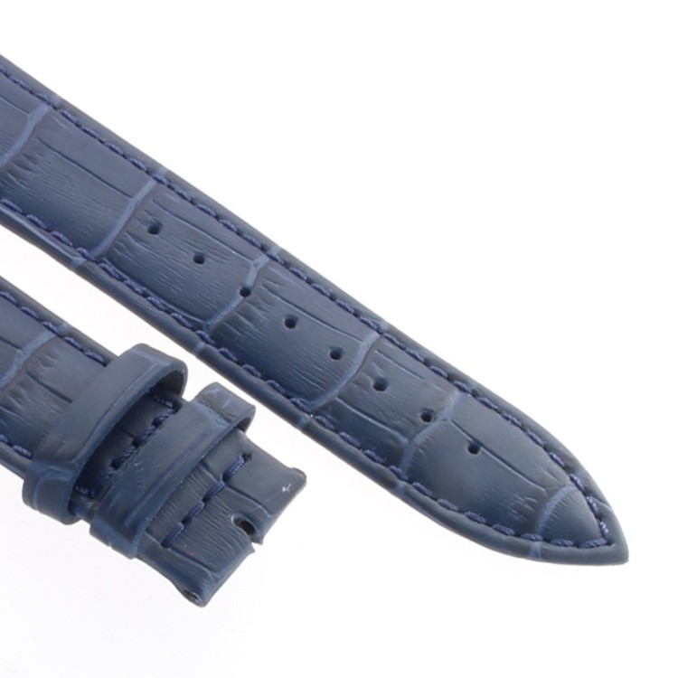 Cinturino Stampa Alligatore Blu opaco 22/20 mm B40B classico