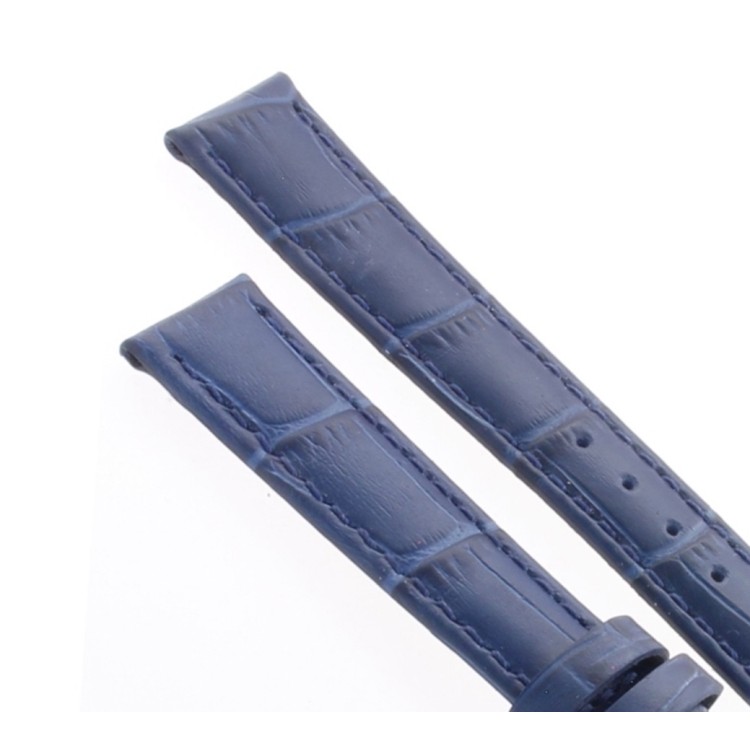 Cinturino Stampa Alligatore Blu opaco 16/14 mm B40B classico