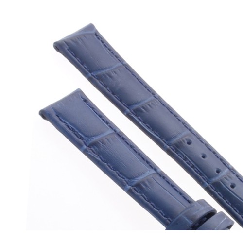 Cinturino Stampa Alligatore Blu opaco 16/14 mm B40B classico