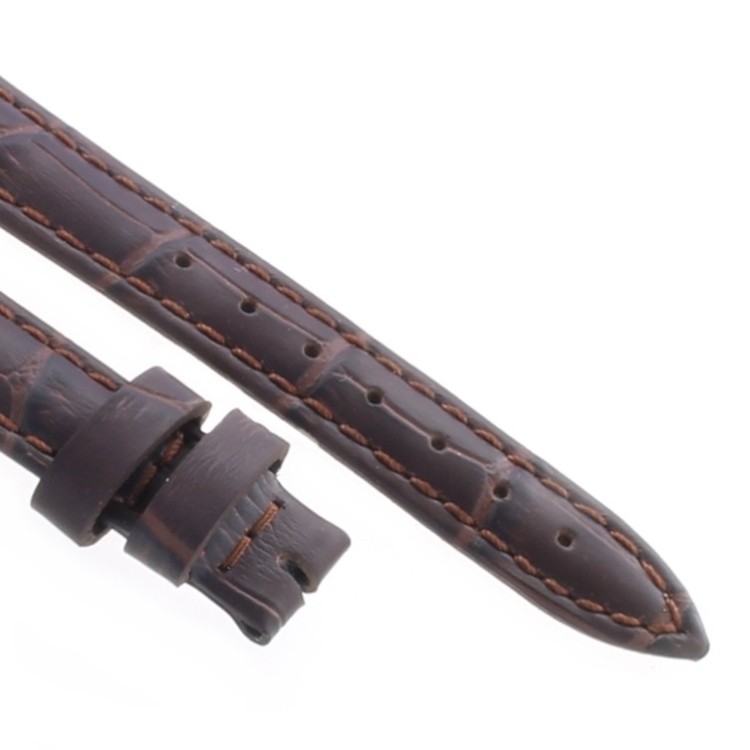 Cinturino Stampa Alligatore Bordeaux opaco 14/12 mm B40B classico.