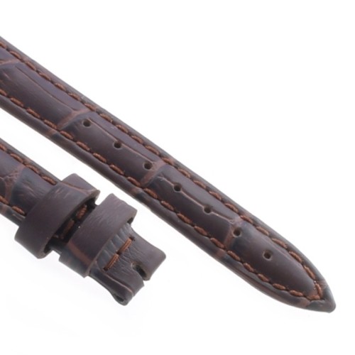 Cinturino Stampa Alligatore Borbeaux opaco 14/12 mm B40B classico