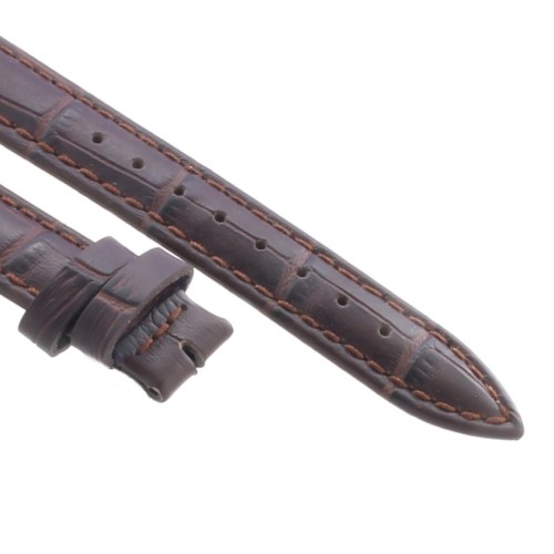 Cinturino Stampa Alligatore Borbeaux opaco 16/14 mm B40B classico