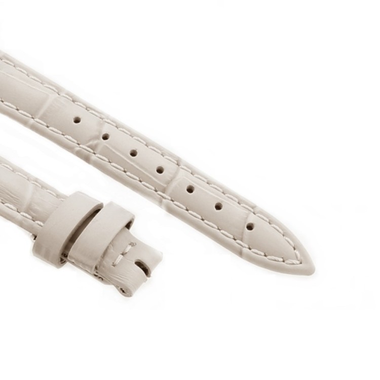 Cinturino Stampa Alligatore Avorio opaco 14/12 mm B40B classico