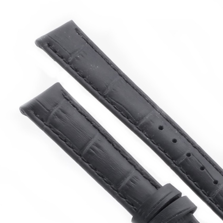 Cinturino Stampa Alligatore Nero Opaco 16/14 mm classico