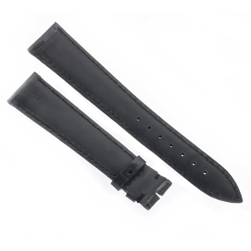 Cinturino Sartoriale Alligatore Nero Opaco 19/16 mm B4N