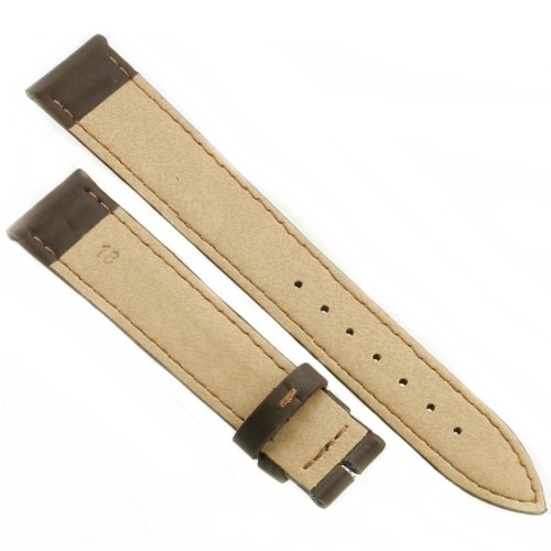 Cinturino Pelle Vegan Marrone opaco 18/16 mm B37B classico