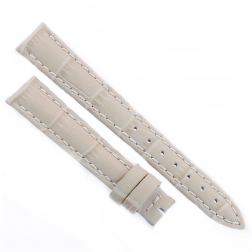 Cinturino Stampa Alligatore Beige opaco 14/12 mm B40B classico
