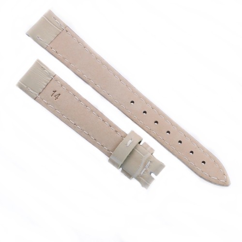 Cinturino Stampa Alligatore Beige opaco 14/12 mm B40B classico