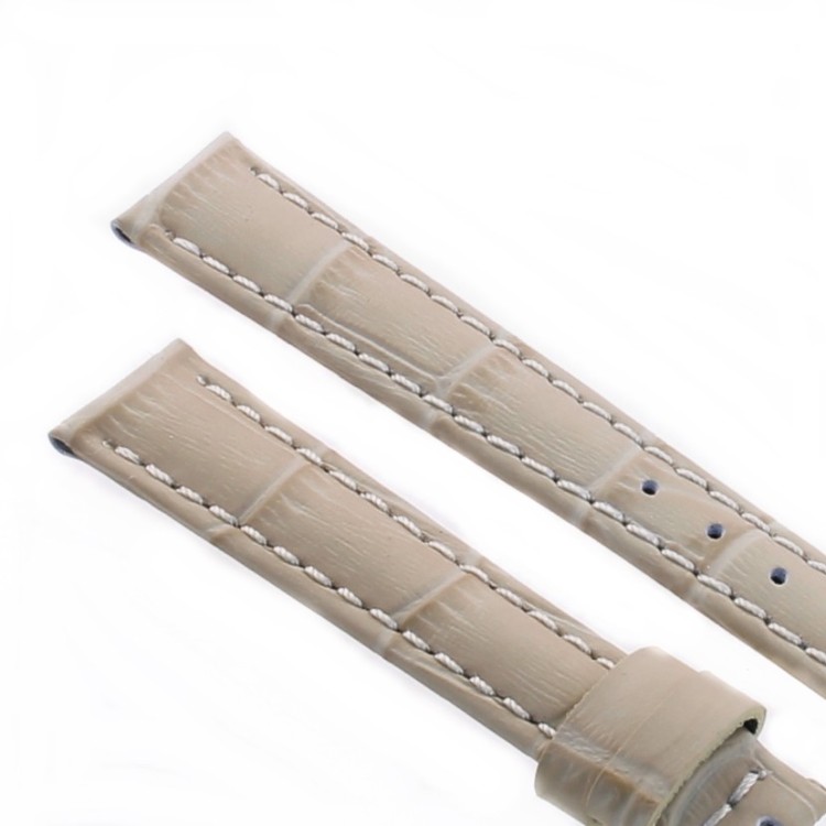Cinturino Stampa Alligatore Beige opaco 14/12 mm B40B classico