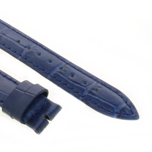 Cinturino Stampa Alligatore Bluette opaco 16/14 mm B40B classico