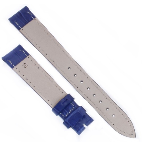 Cinturino Stampa Alligatore Bluette opaco 16/14 mm B40B classico