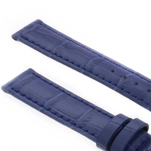 Cinturino Stampa Alligatore Bluette opaco 16/14 mm B40B classico