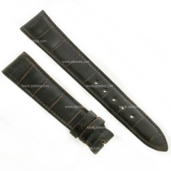 Longines Cinturino Vintage Alligatore Marrone Lucido 18/16 mm spessore 3 mm 2