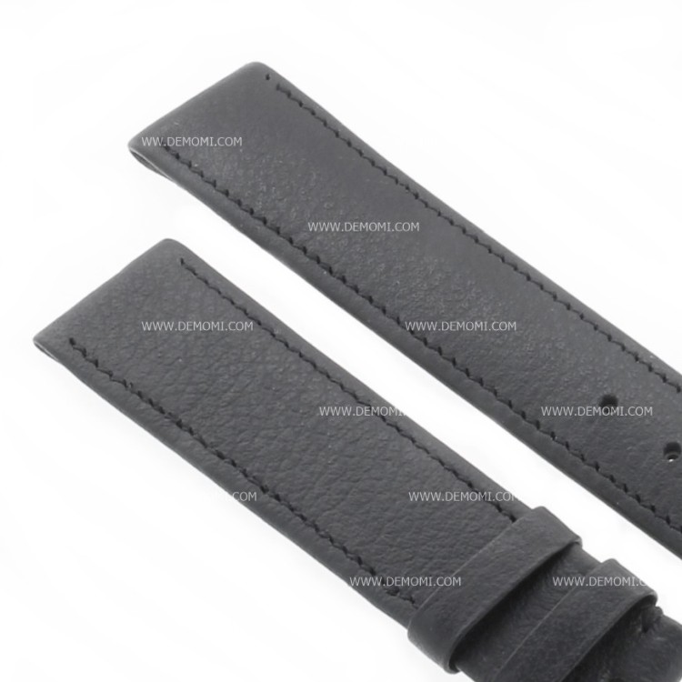 Longines Cinturino Vintage Pelle Nero Opaco 18/16 mm spessore 3,3  mm