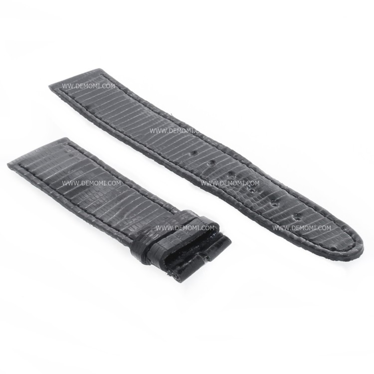 Longines Cinturino Lucertola Nero 20/17mm Vintage anni 60