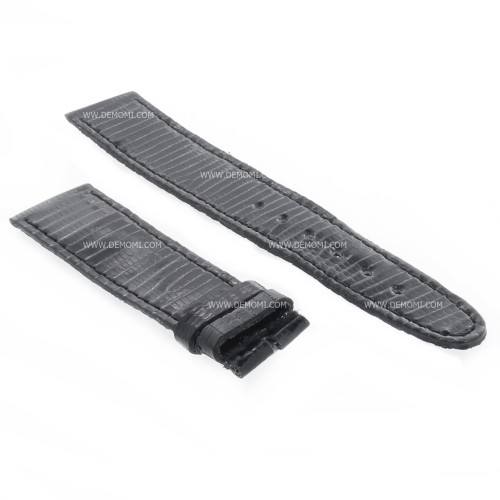 Longines Cinturino Lucertola Nero 20/17mm Vintage anni 60