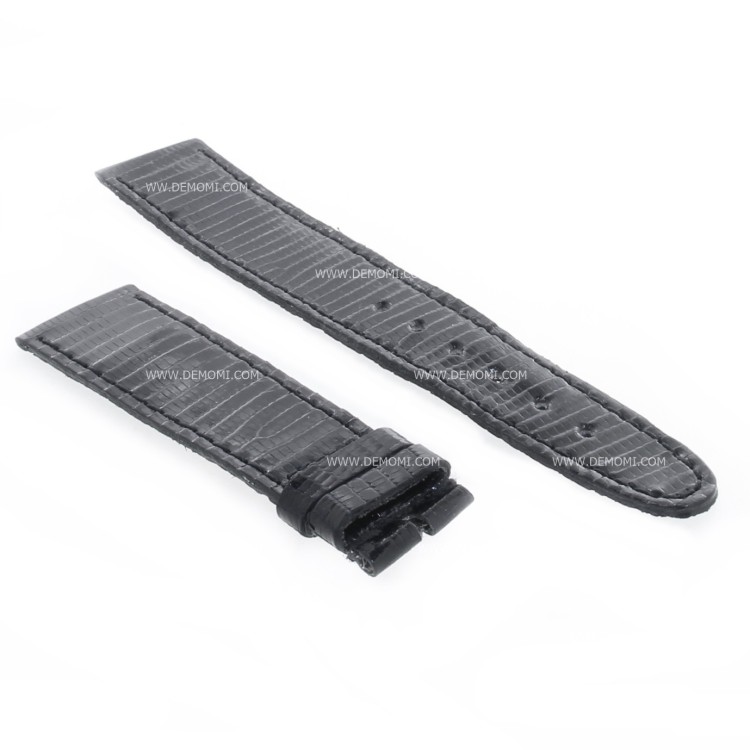 Longines Cinturino Lucertola Nero 20/17mm Vintage anni 60