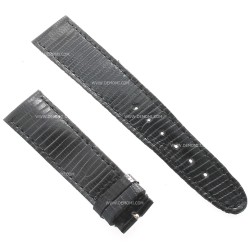Longines Cinturino Lucertola Nero 20/17mm Vintage anni 60