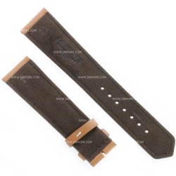 Longines Cinturino Pelle Marrone Gold Opaco cuciture chiare 20/18 mm  Grand vitesse, Conquest e simili 2