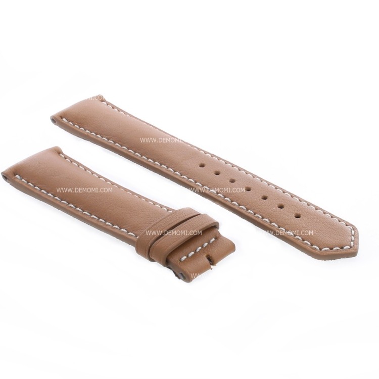 Longines Cinturino Pelle Marrone Gold Opaco cuciture chiare 20/18 mm  Grand vitesse, Conquest e simili