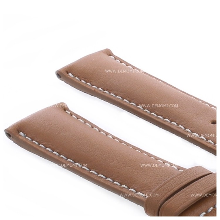 Longines Cinturino Pelle Marrone Gold Opaco cuciture chiare 20/18 mm  Grand vitesse, Conquest e simili