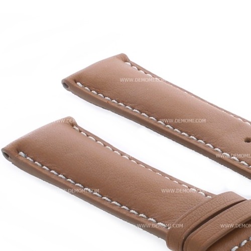 Longines Cinturino Pelle Marrone Gold Opaco cuciture chiare 20/18 mm  Grand vitesse, Conquest e simili
