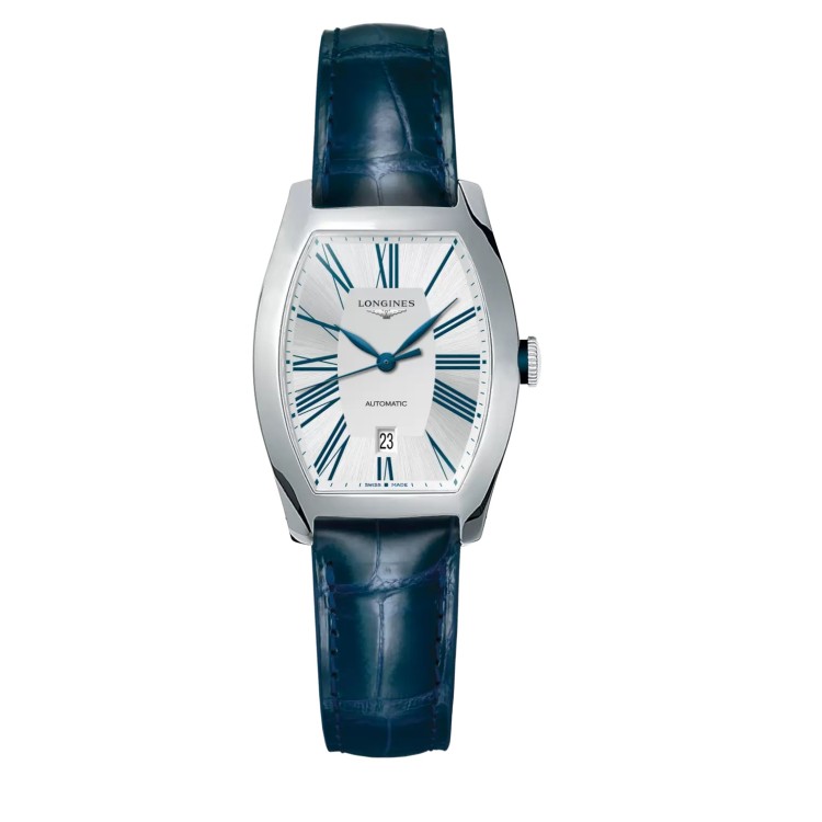 LONGINES EVIDENZA L2.142.4.70.2 26 x 30,6 mm Acciaio Automatico Blu.