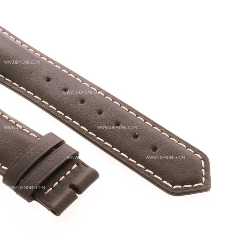 Longines Cinturino Pelle Marrone Opaco cuciture chiare 20/18 mm  Grand vitesse, Conquest e simili